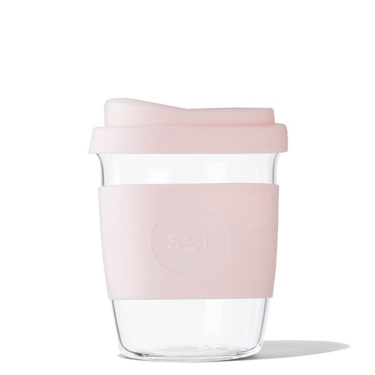 One Less - 8OZ Perfect Pink Glass Travel Tumbler from SOL Cups