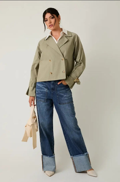 Sunday Edition - SHORT TRENCH JACKET