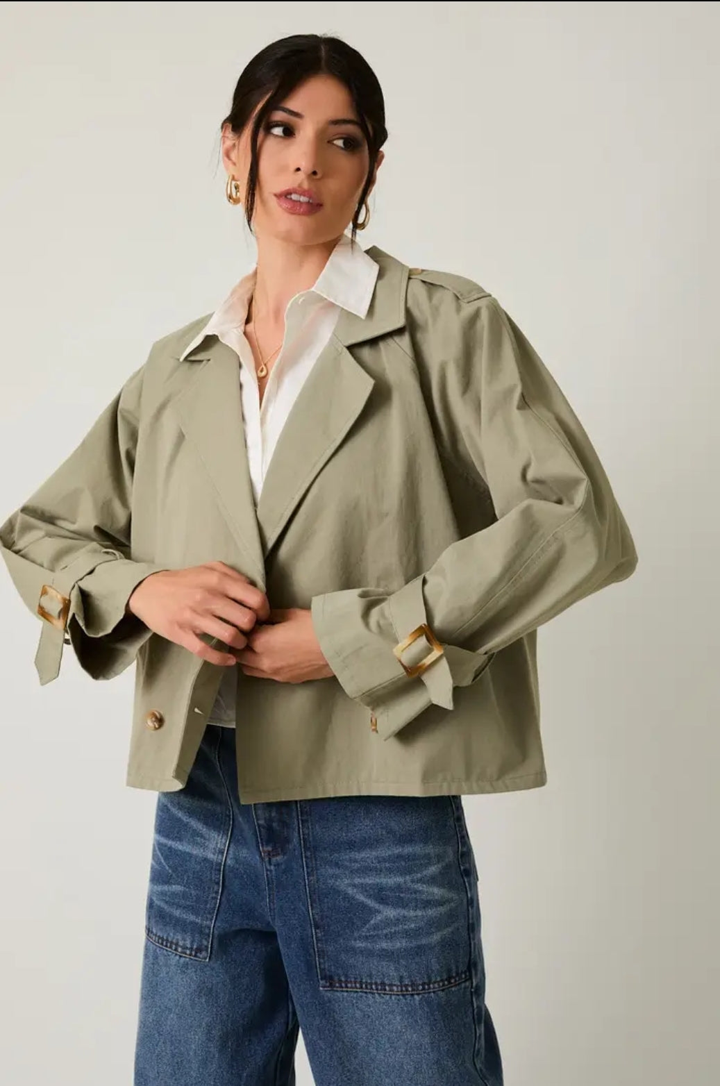 Sunday Edition - SHORT TRENCH JACKET