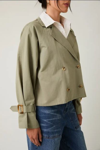 Sunday Edition - SHORT TRENCH JACKET