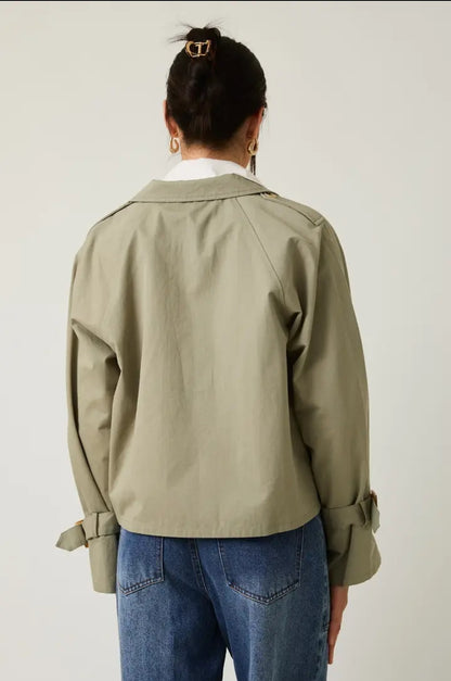 Sunday Edition - SHORT TRENCH JACKET