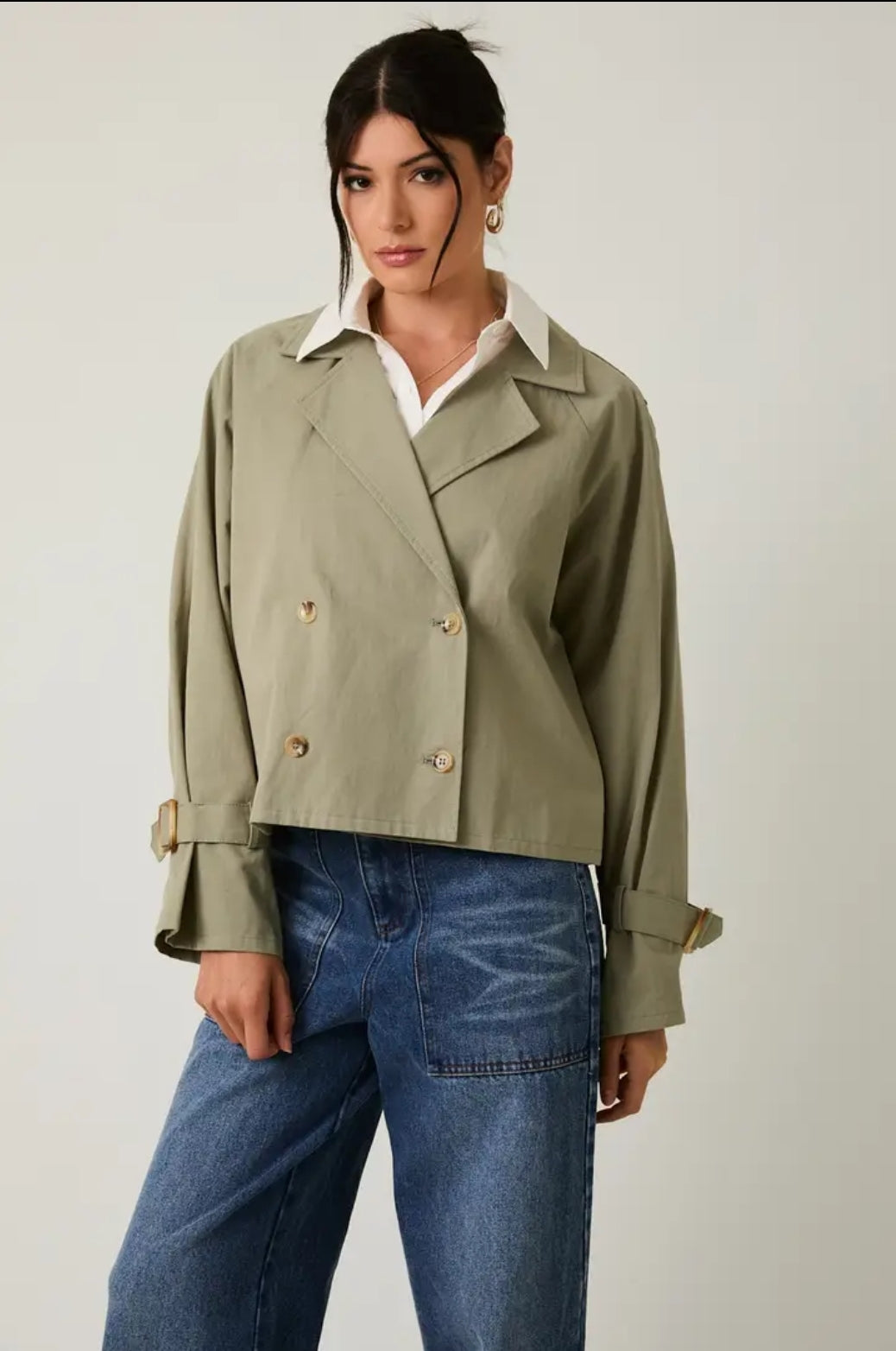 Sunday Edition - SHORT TRENCH JACKET