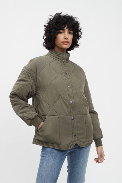 French Dressing Olive Green Jacket XL