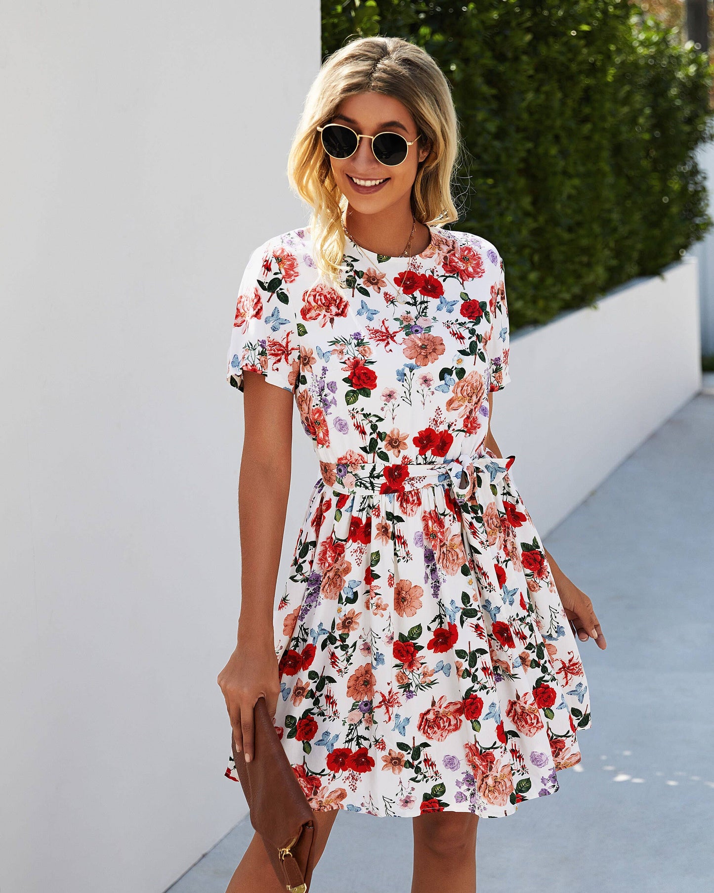 Women's Fit & Flare Floral dress XL