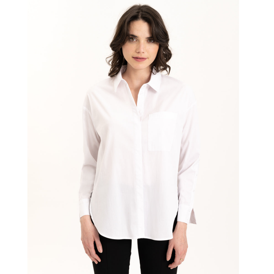 Renuar White Blouse – DDBooski Clothing Co