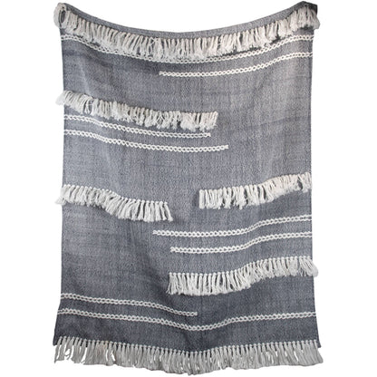 Foreside Home Hand Woven Outdoor Safe Harriet Throw