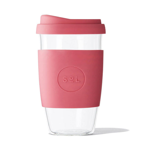 One Less - 16OZ Radiant Rosé Glass Travel Tumbler from SOL Cups