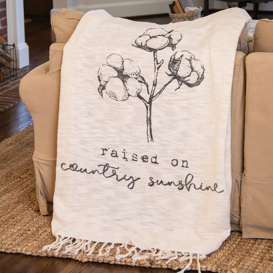 Col House Designs - Country Sunshine Woven Throw