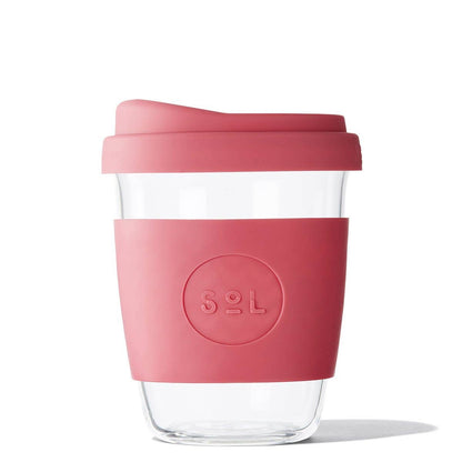 One Less - 12OZ Radiant Rosé Glass Travel Tumbler from SOL Cups