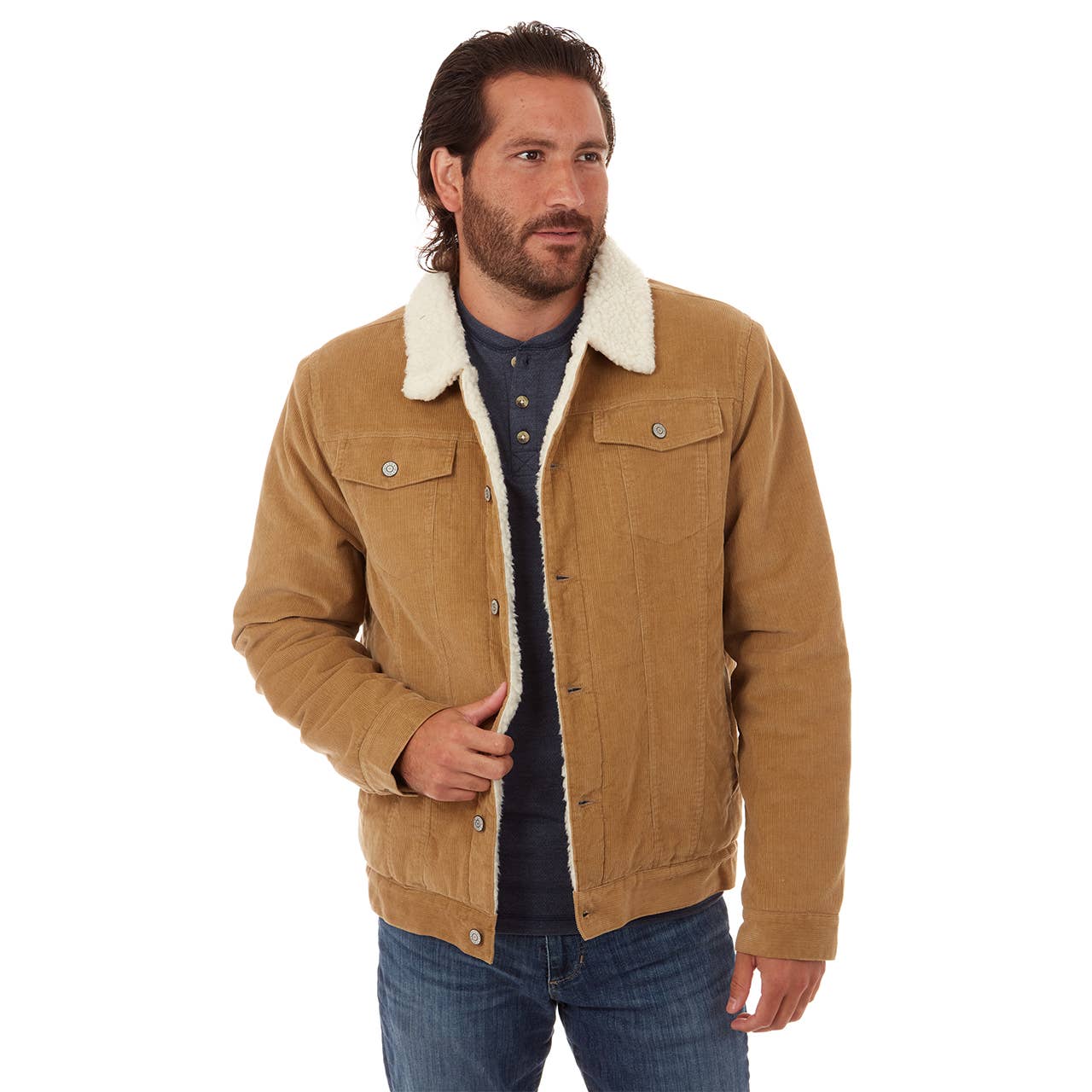 Corduroy khaki outlet jacket