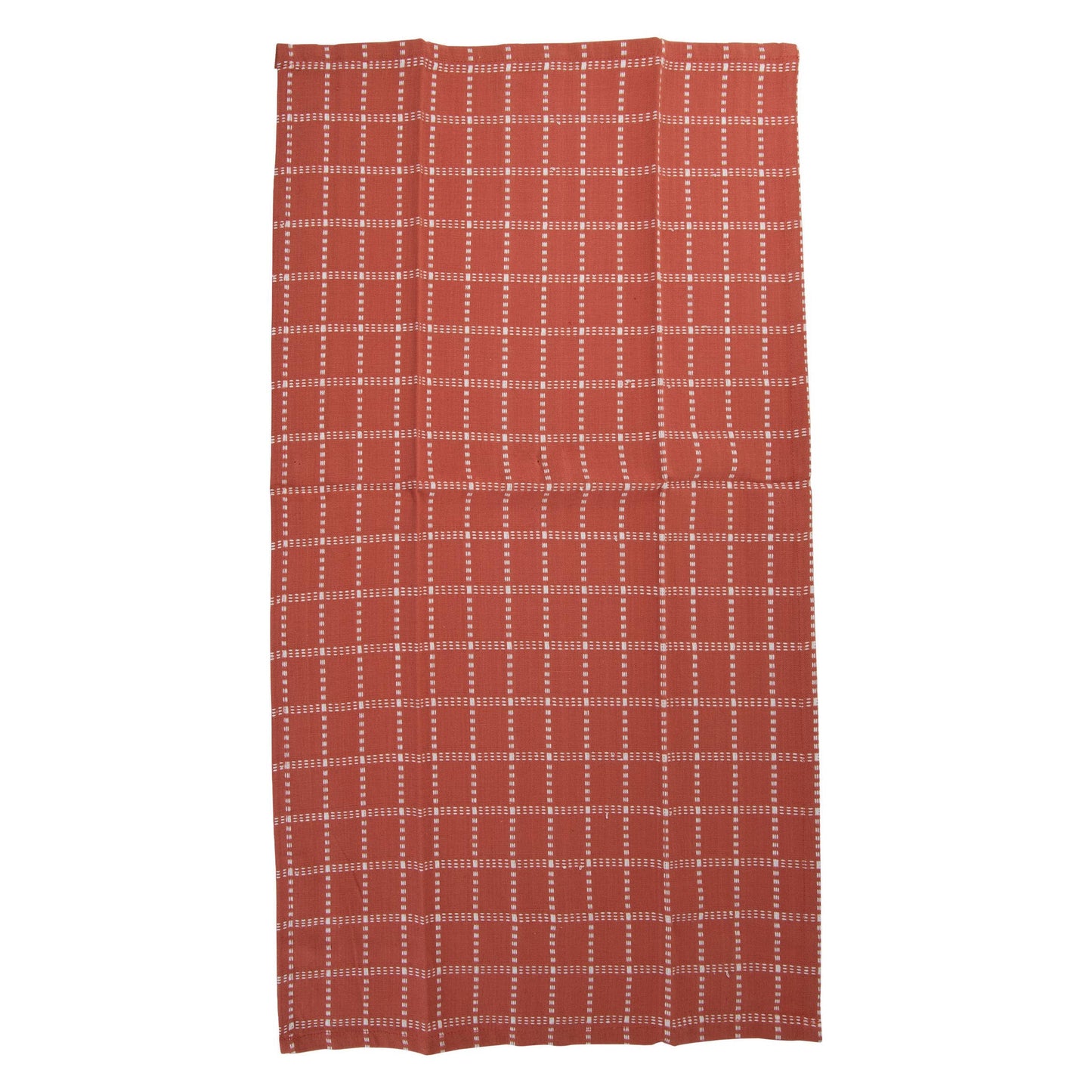 Foreside Home Set of 3 Logan Tea Towels Red