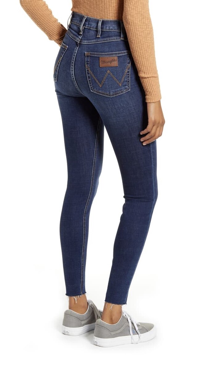 Wrangler high sale skinny jeans