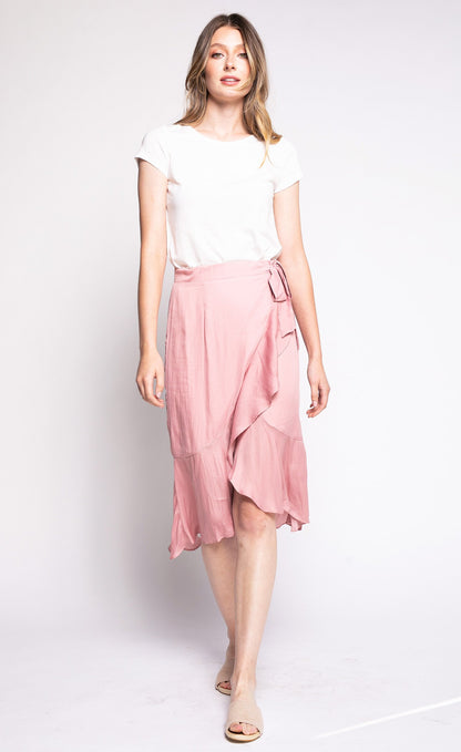 Pink Martini Collection Hopeless Romantic Skirt Pink Size M
