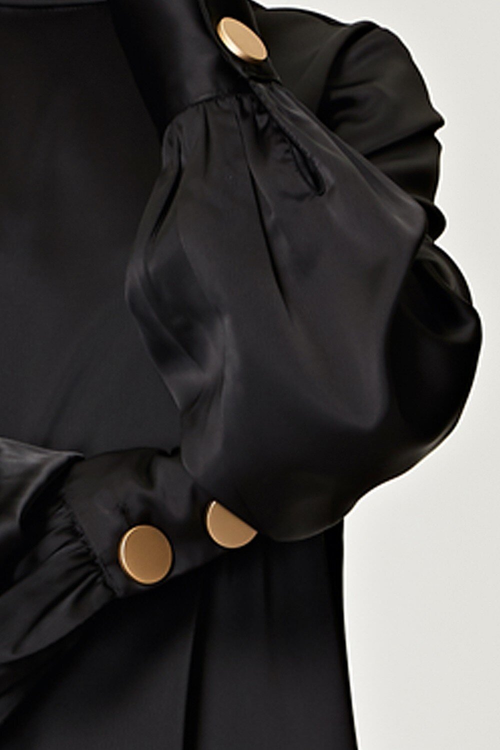 Angeleye Black Satin Dress Size S - DDBooski Clothing Co