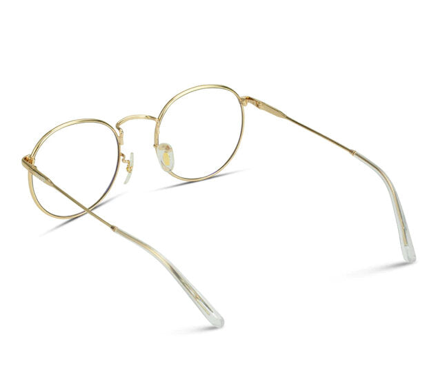 Wear Me Pro Gold Unisex Micah Blue Light Glasses