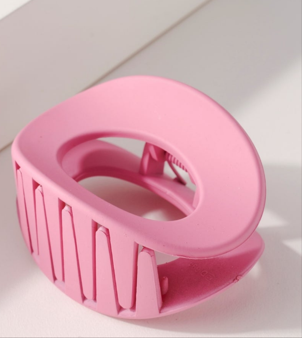 Pink Matte Claw Clip