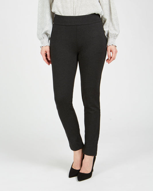 Renuar Ponte Pant with Cutout at the Back Charcoal
