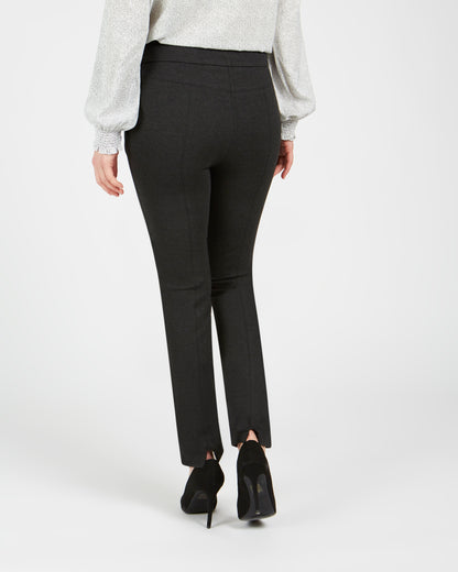 Renuar Ponte Pant with Cutout at the Back Charcoal